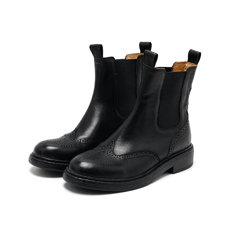 dwarves3824-3 Boots 5.5 Black Short Plush