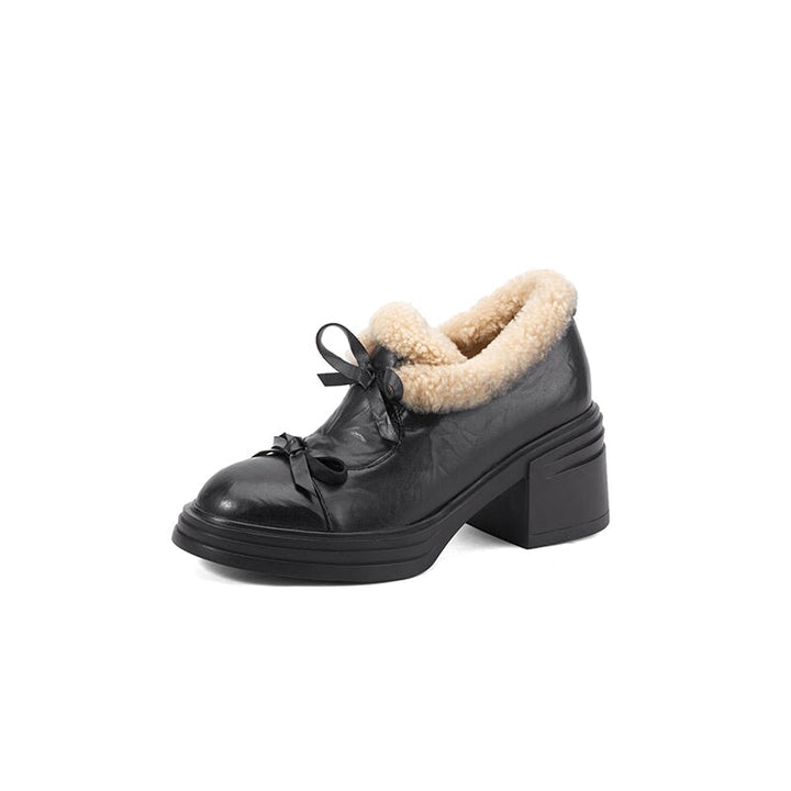 dwarves3852-1 Pumps 5 Black Lambswool