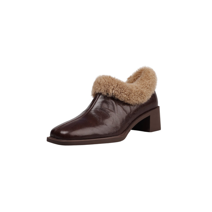 dwarves3855-2 Pumps 5 Brown Long Plush