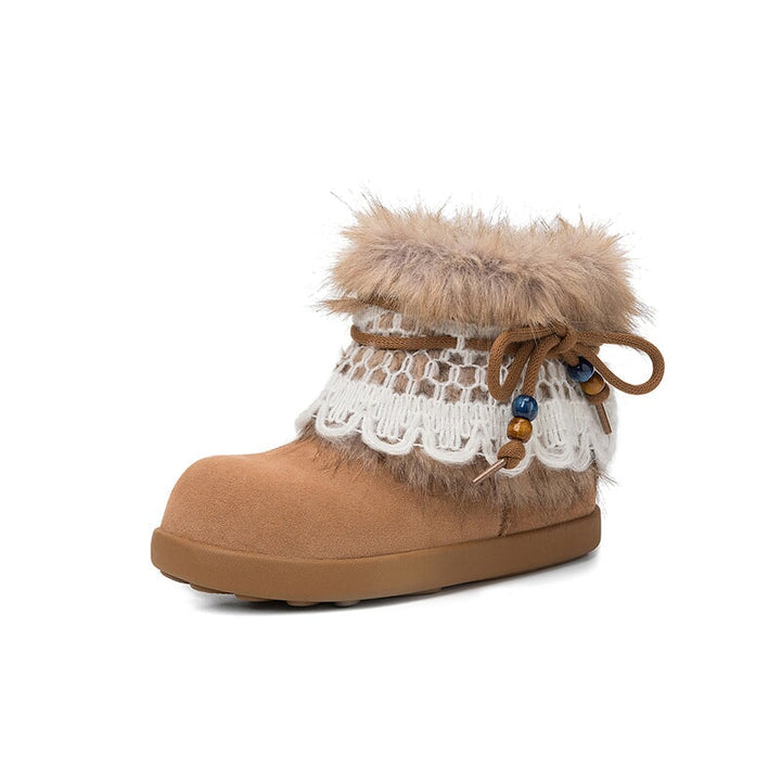 dwarves3872-2 Boots 5.5 Khaki Long Plush