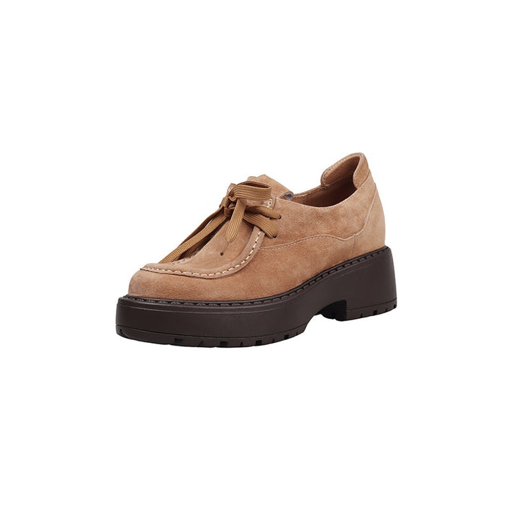 dwarves3880-2 Oxfords &amp; Tie 5 Caramel Yellow