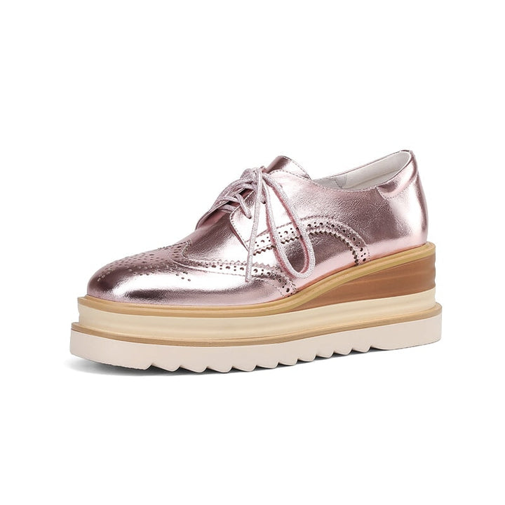 dwarves3884-1 Oxfords &amp; Tie 5 Pink