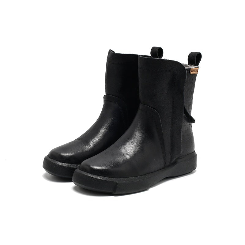 dwarves3889-4 Boots 5.5 Black Fleece Lined