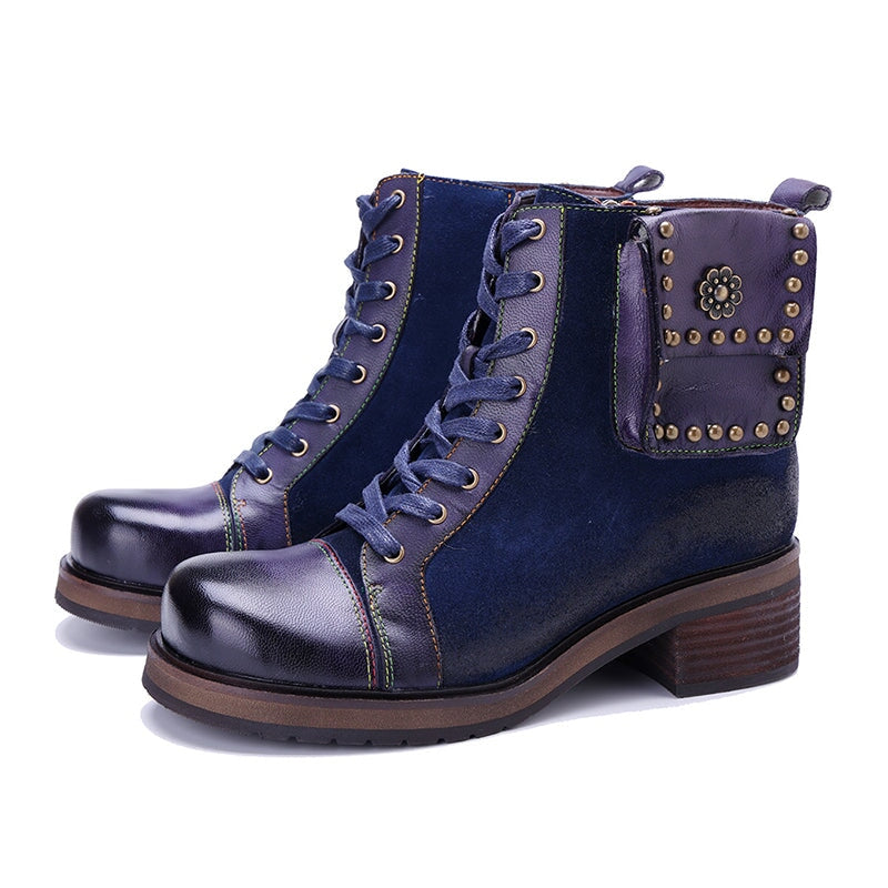 dwarves3893-1 Boots 6.5 Dark Blue