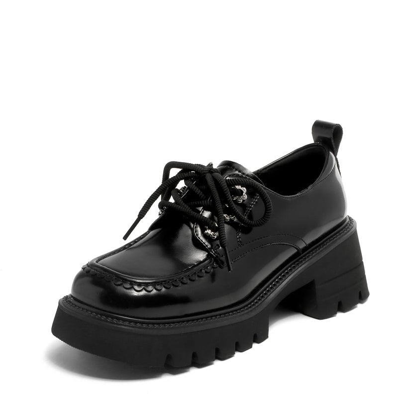 dwarves393-4 Oxfords &amp; Tie 5.5 Black