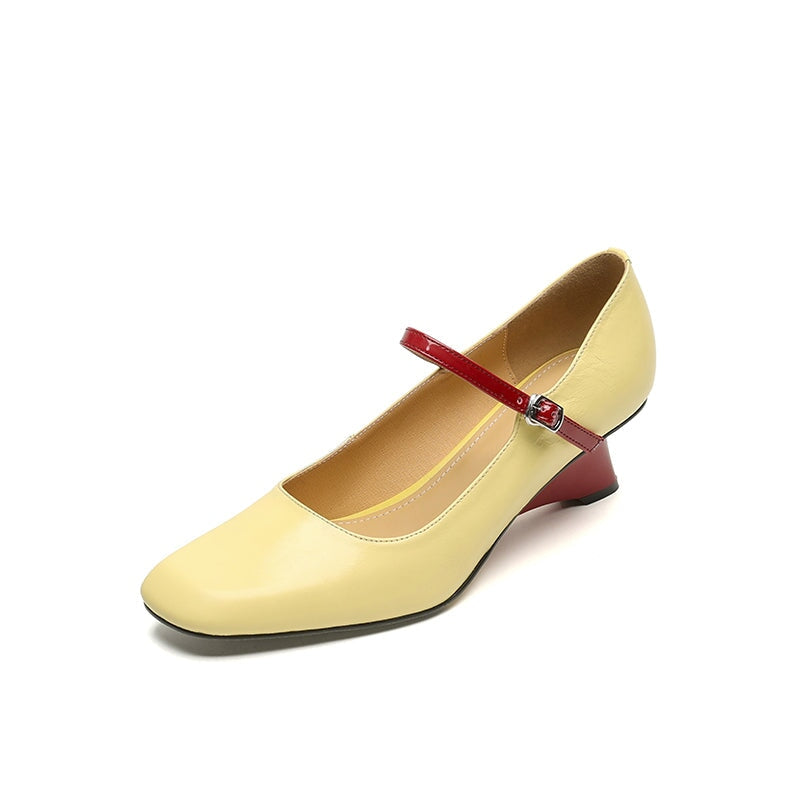 dwarves396-61 Pumps 5 Yellow