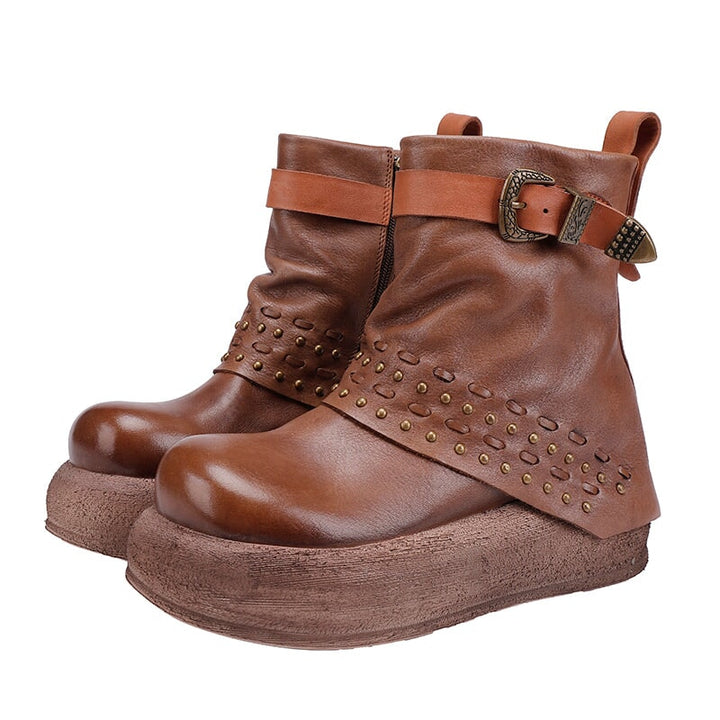 dwarves446-4 Boots 5.5 Coffee