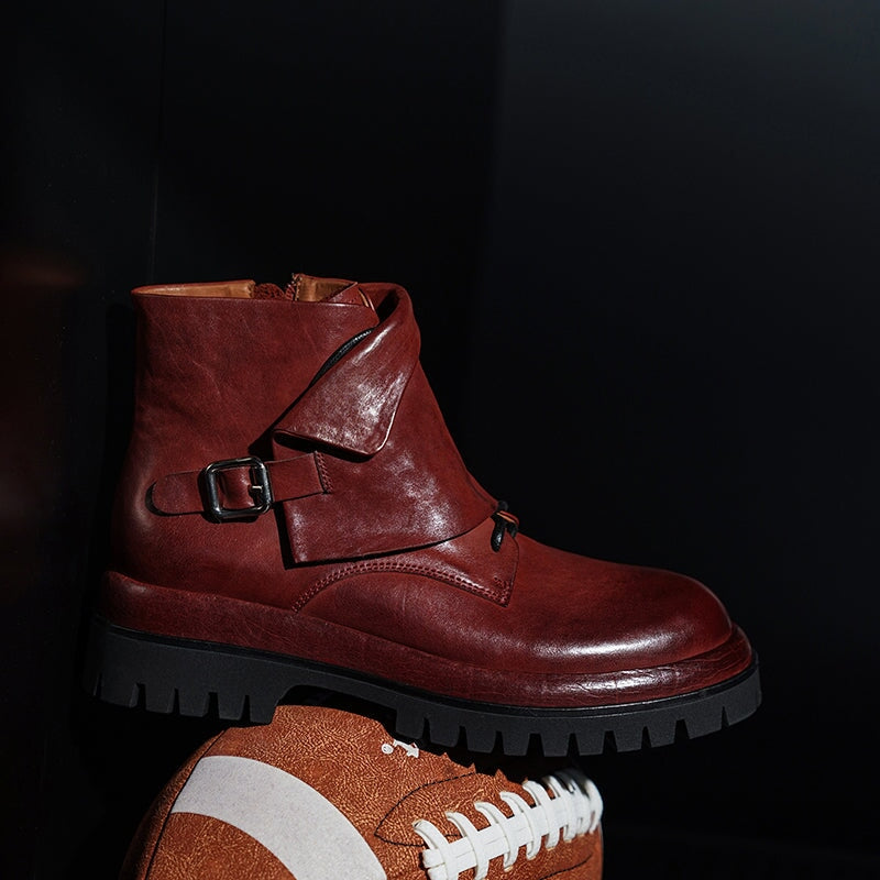 dwarves450-1 Boots 5 Wine Red