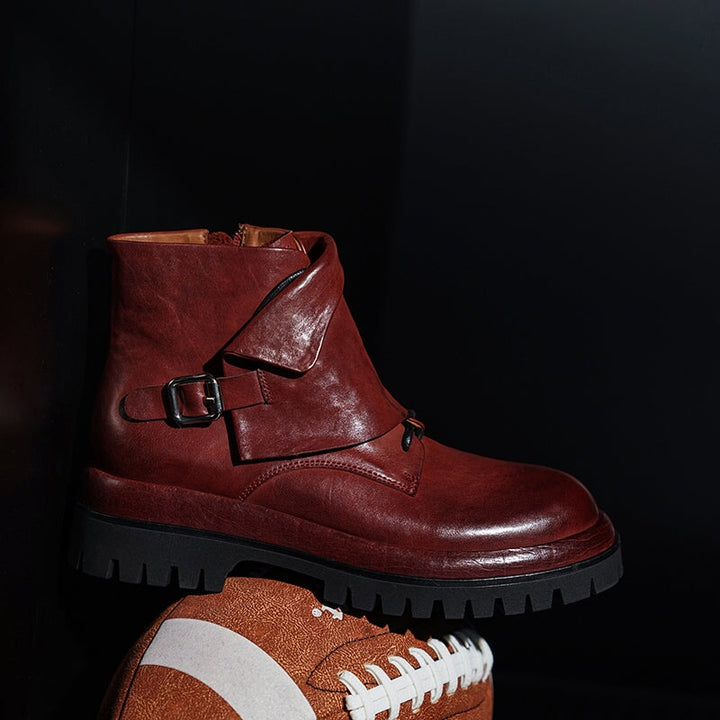 dwarves450-1 Boots 5 Wine Red