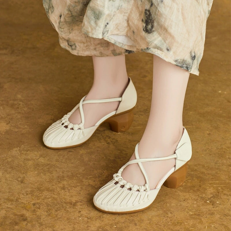 dwarves645-13 Sandals 5.5 Beige