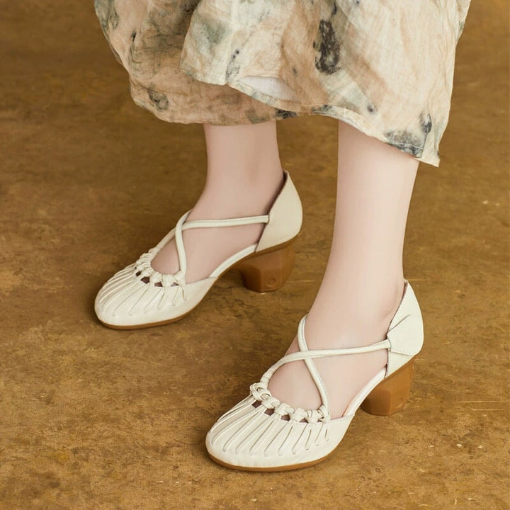 dwarves645-13 Sandals 5.5 Beige