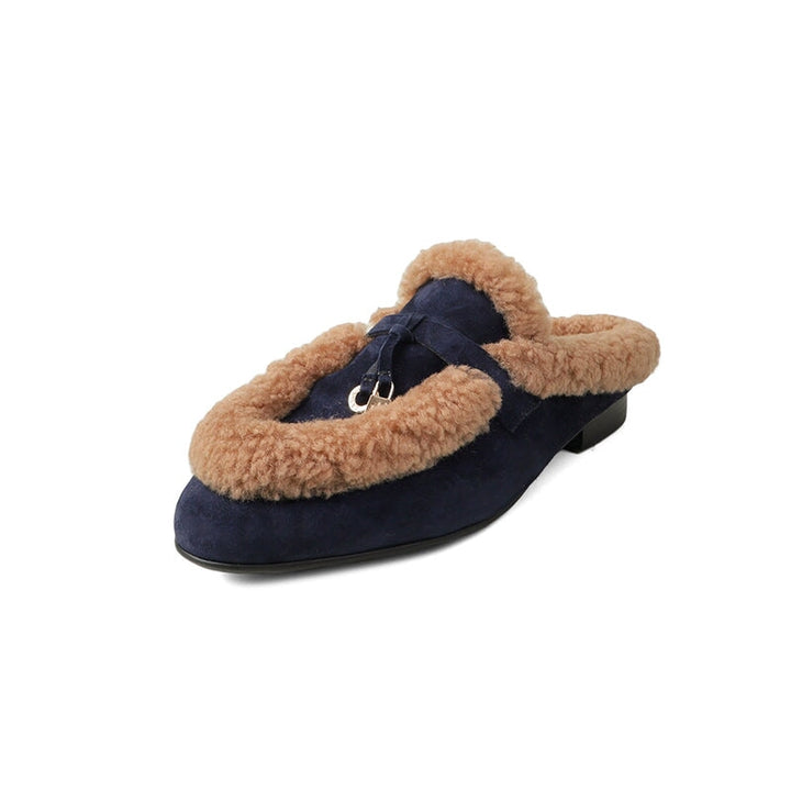 dwarves679-2 Slippers 5 Dark Blue