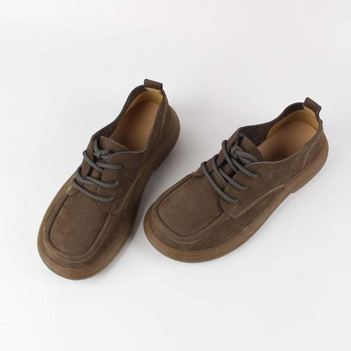 dwarves704-19 Oxfords &amp; Tie 5.5 Coffee