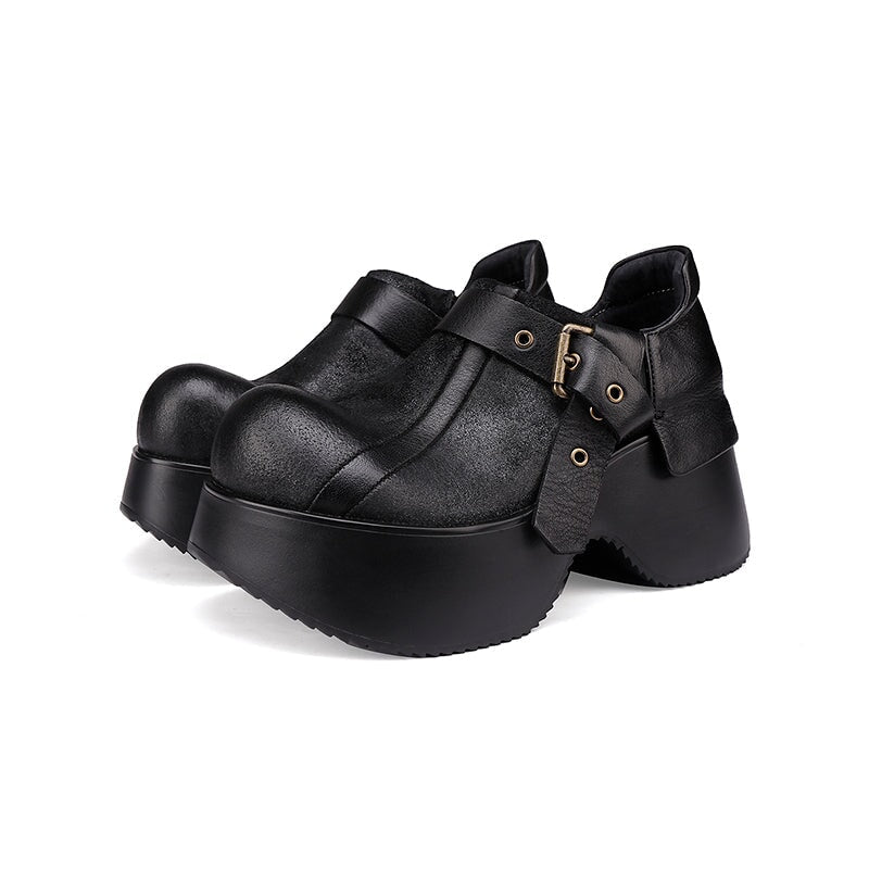 dwarves717-1 Boots 5.5 Black