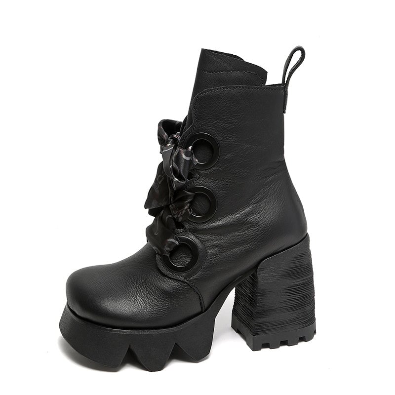dwarves747-1 Boots 5 Black