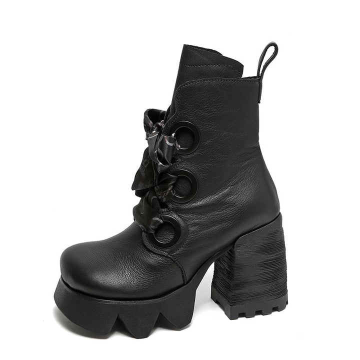 dwarves747-1 Boots 5 Black