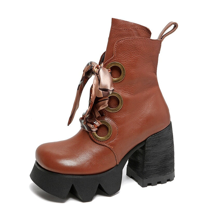 dwarves747-2 Boots 5 Brown