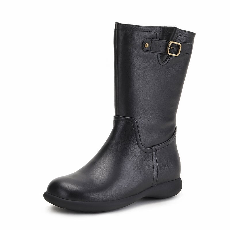 dwarves820-1 Boots 7 Black Short Plush