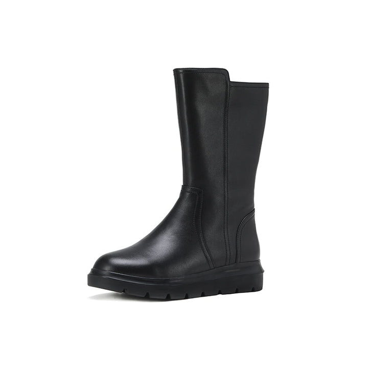 dwarves824-1 Boots 7 Black Short Plush