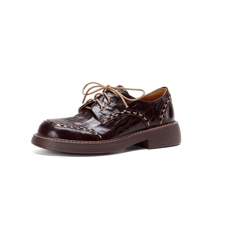 dwarves841-2 Oxfords &amp; Tie 5 Brown