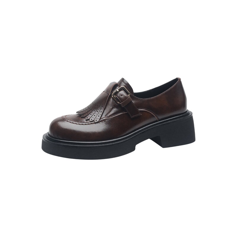 dwarves846-12 Loafers 5 Brown