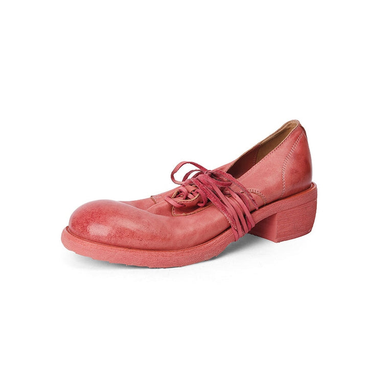 dwarves855-30 Oxfords &amp; Tie 5 Pink