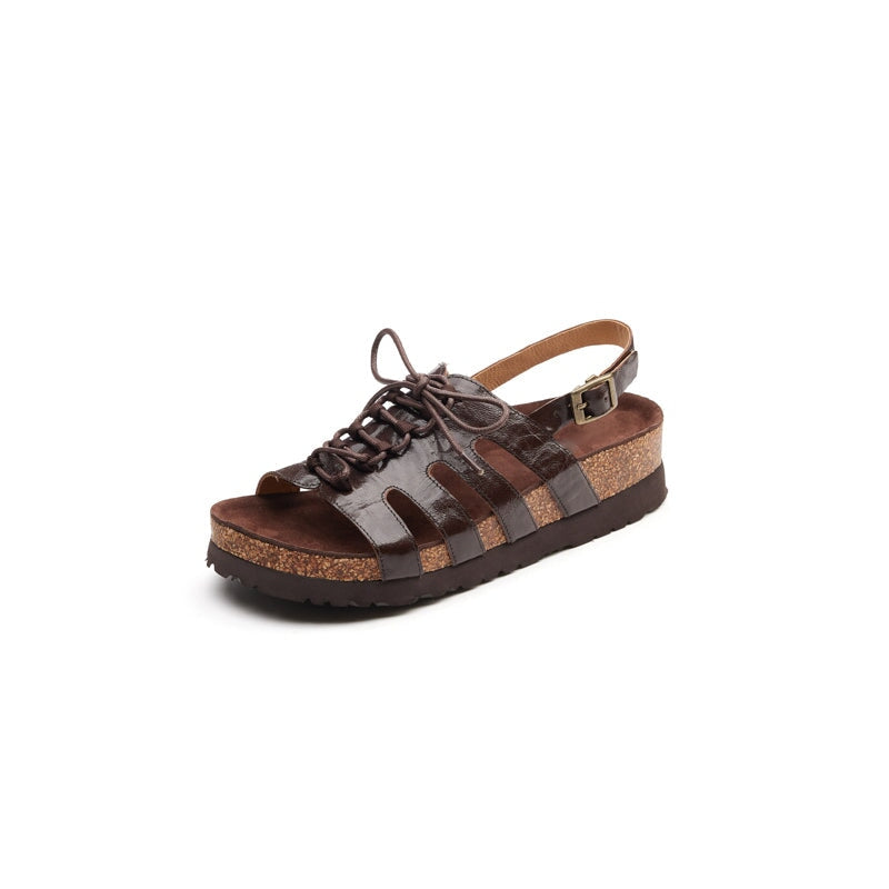 dwarves858-13 Sandals 5.5 Brown