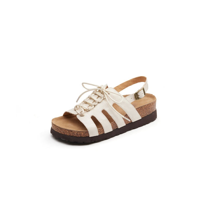 dwarves858-14 Sandals 5.5 Beige