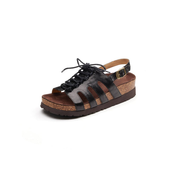 dwarves858-30 Sandals 5.5 Black