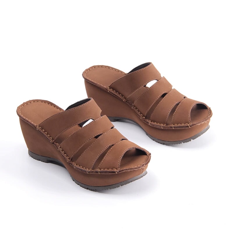 dwarves884-14 Slippers 5.5 Brown