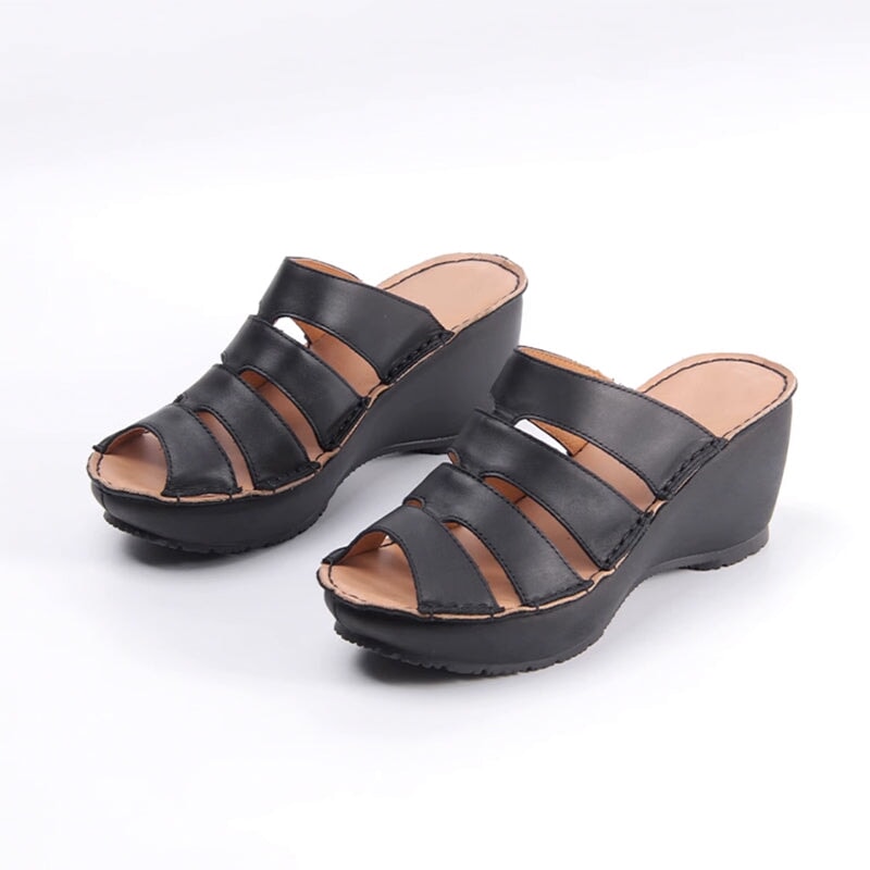 dwarves884-15 Slippers 5.5 Black