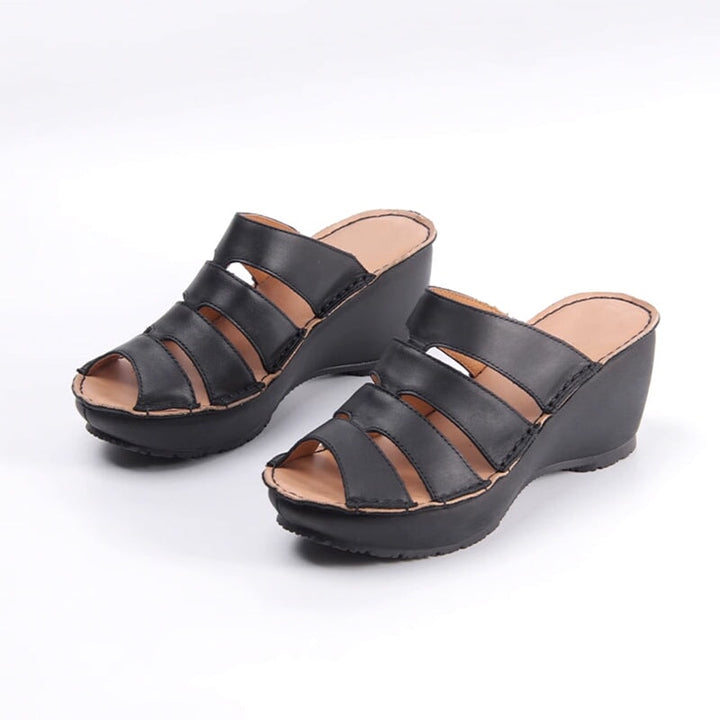 dwarves884-15 Slippers 5.5 Black