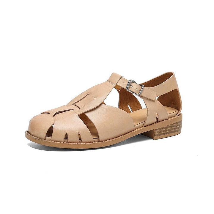 dwarves894-3 Sandals 5 Apricot
