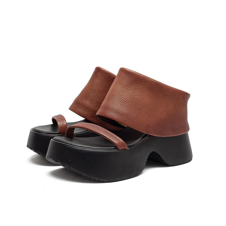dwarves918-1 Sandals 5 Brown
