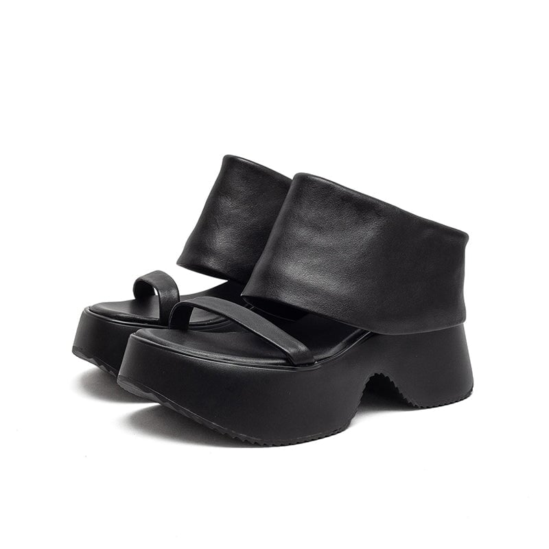 dwarves918-2 Sandals 5 Black