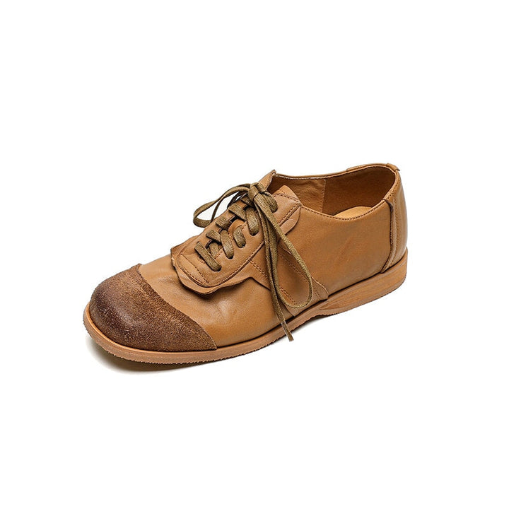 dwarves935-1 Oxfords &amp; Tie 5 Apricot