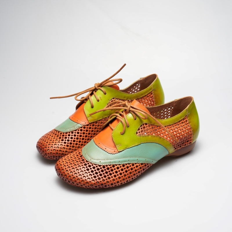 dwarves936-20 Oxfords &amp; Tie 5.5 Brown 2