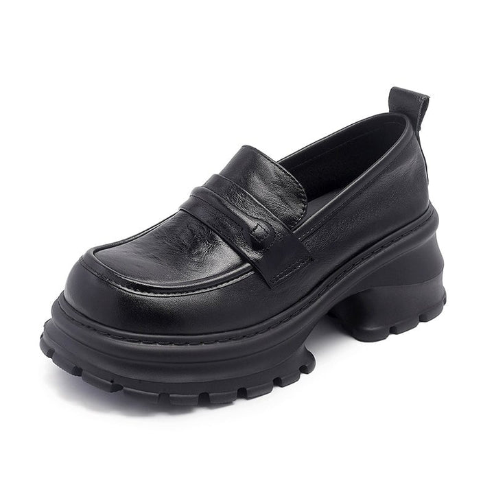 dwarves944-14 Loafers 5.5 Black