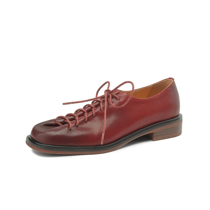 dwarves953-33 Oxfords &amp; Tie 4.5 Wine Red