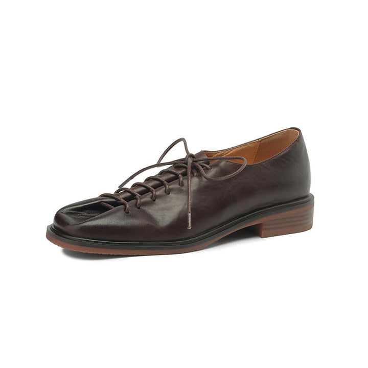 dwarves953-34 Oxfords &amp; Tie 4.5 Brown