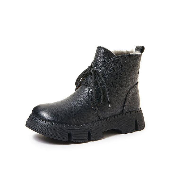 dwarves96-1 Boots 5.5 Black Fleece Lined