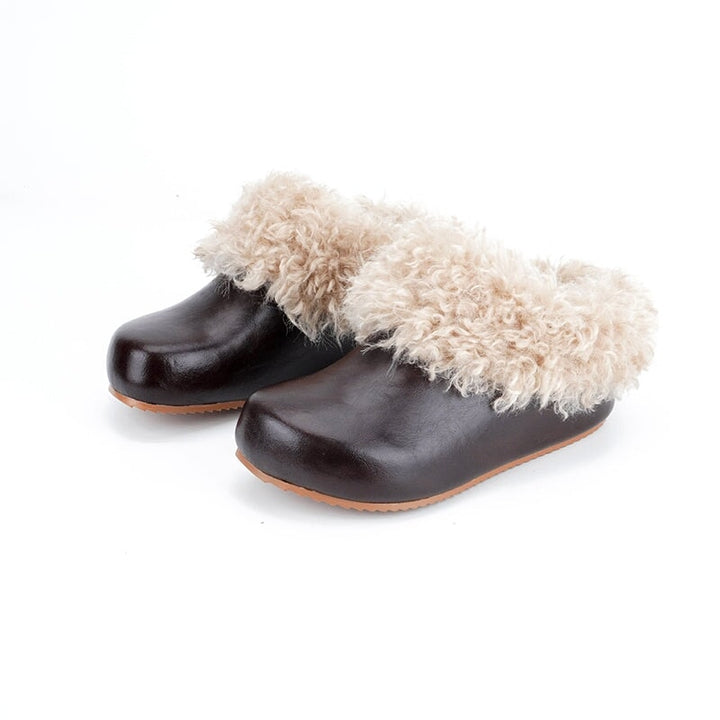 dwarves962-1 Slippers 5 Brown Slippers