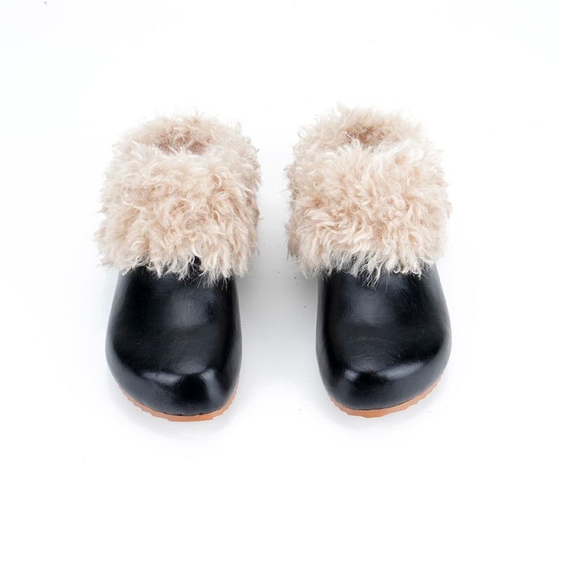 dwarves962-5 Slippers 5 Black Loafers