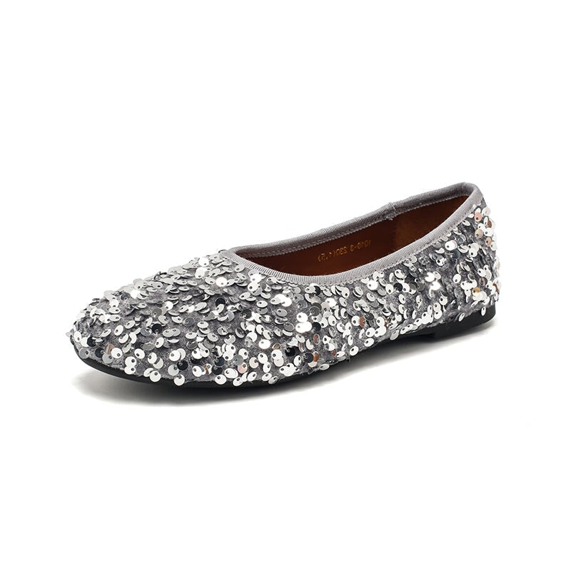 dwarves965-8 Flats 5.5 Silver Grey