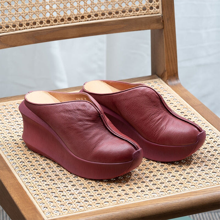 etsy05-1 slippers 5.5 Wine red