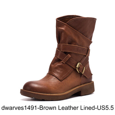  out of shopping smart dwarves1491-Brown Leather Lined-US5.5 