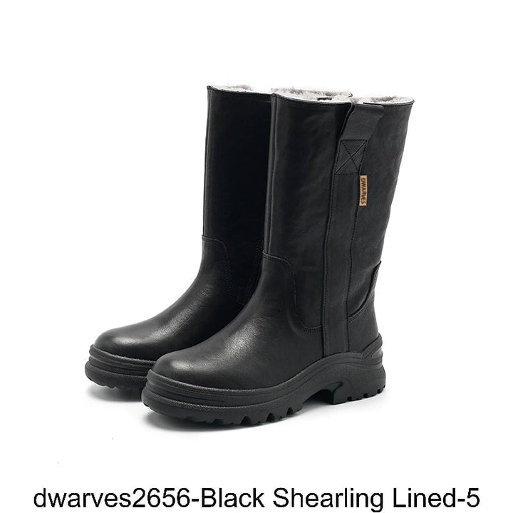  out of shopping smart dwarves2656-Black Shearling Lined-5 