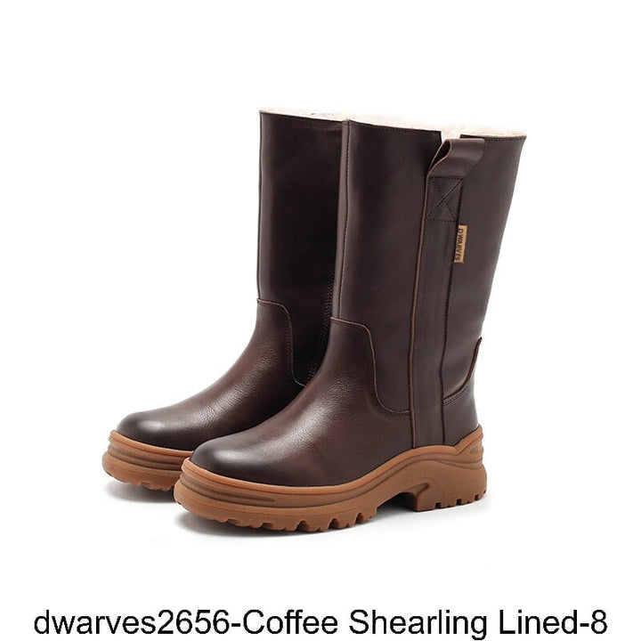 out of shopping smart dwarves2656-Coffee Shearling Lined-8 