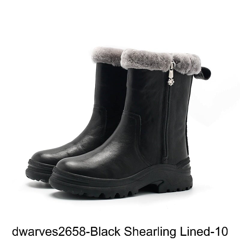  out of shopping smart dwarves2658-Black Shearling Lined-10 
