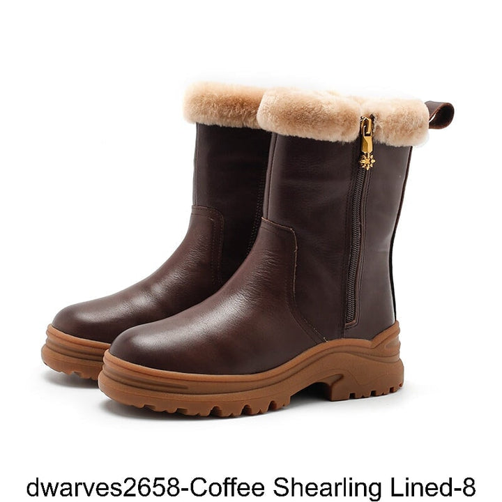  out of shopping smart dwarves2658-Coffee Shearling Lined-8 